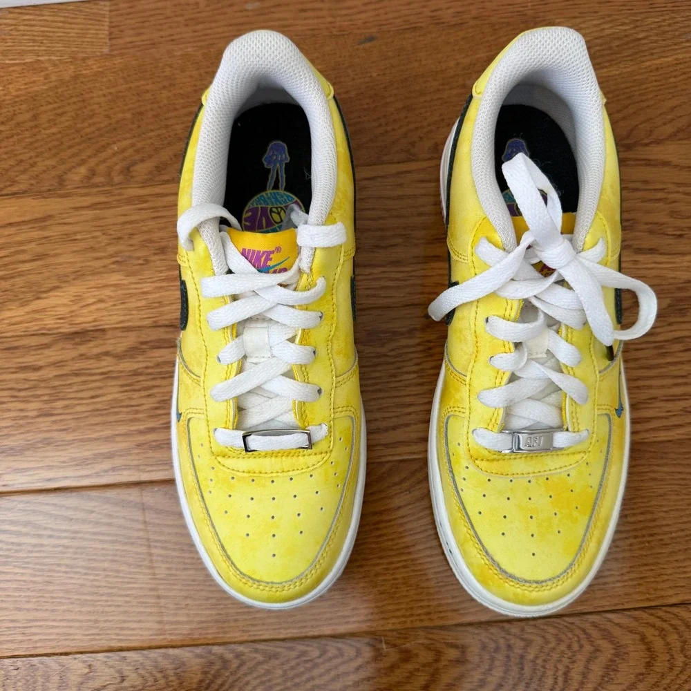 Nike Air Force 1 Low Have A Nike Day Yellow Cloud Tie Dye Sneakers Kids